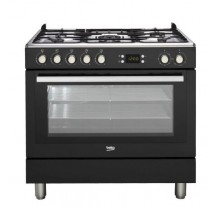 Cocina Gas BEKO GM15310DB Negro 5f 90cm