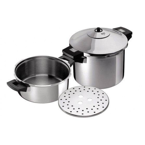 Olla Presión KUHN RIKON Duromatic 3013 Inox 4+6L - Devoraprecios