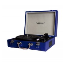 Giradiscos NEVIR NVR804 Azul MP3