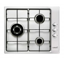 Placa Gas CATA GIB6021X Inox 3f But