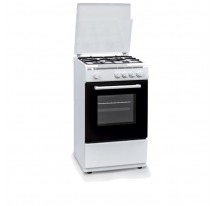 Cocina Gas NEW POL NWC55BW Blanco 4f Gas