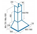 Campana CATA OMEGA 600BK Negro