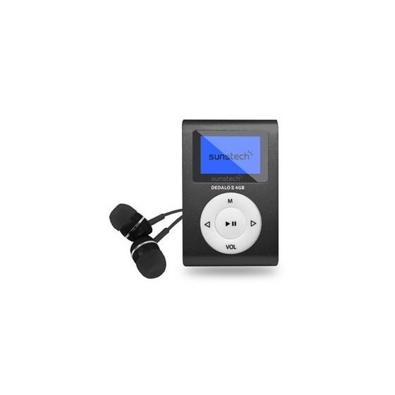 MP3 SUNSTECH DEDALOIII 4GB Negro