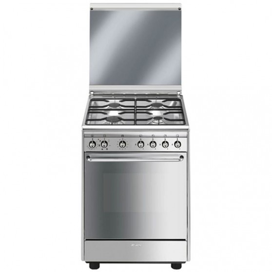 Cocina Gas SMEG CX60SV9 60cm Inox 4f