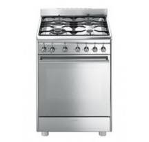Cocina Gas SMEG CX68MF8-2 60cm Inox 4f