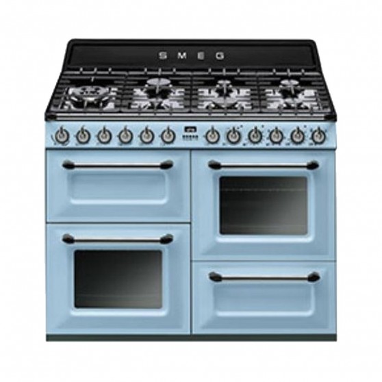 Cocina Gas y Elctrica SMEG TR4110AZ 110cm Azul 7f