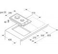 Placa Modular CANDY CDG321SPX Inox 2f Gas