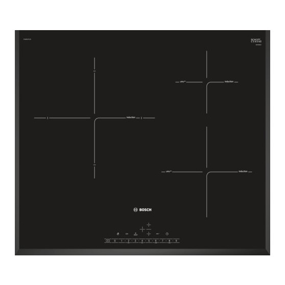 Placa Induccin BOSCH PIJ651FC1E Bisel 3f