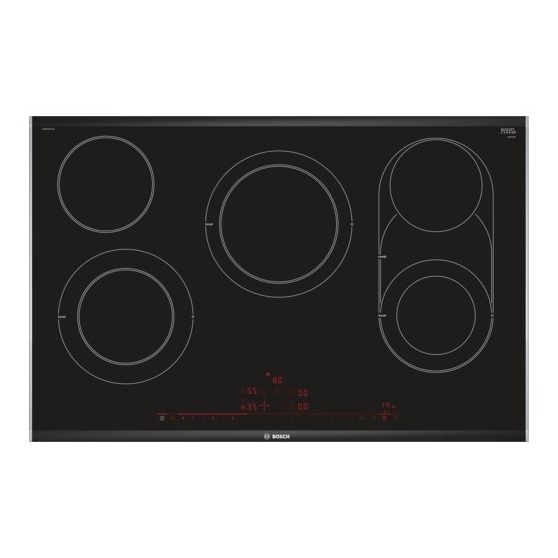 Placa Vitrocermica BOSCH PKM875DP1D 80cm Prem