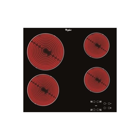 Placa Vitrocermica WHIRLPOOL AKT8090NE Enrasa 4f