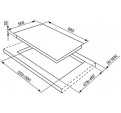 Placa Gas SMEG SR975PGH 70cm Crema 5f gas