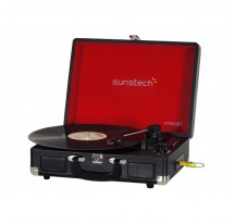 Giradiscos SUNSTECH PXR6SBT Negro