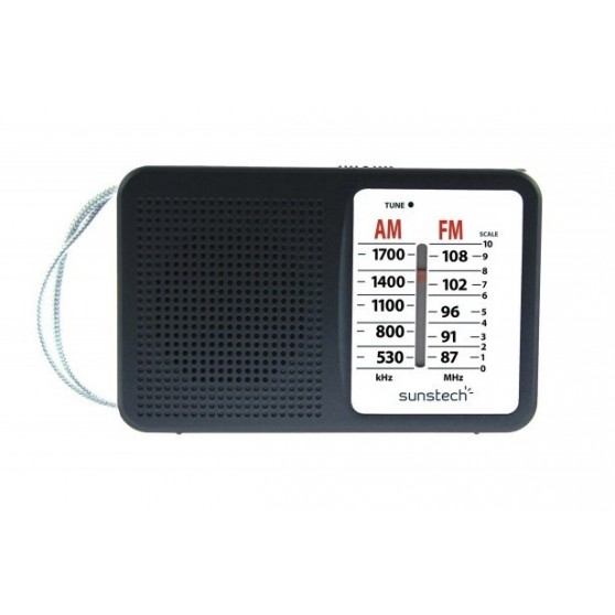 Radio Bolsillo SUNSTECH RPS411 Negro