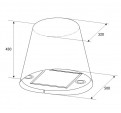 Campana Isla TURBOAIR GIOIA 50cm Blanco