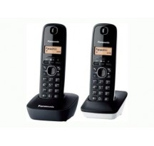 Telfono PANASONIC KX-TG1612SP1 Duo Blanco Negro