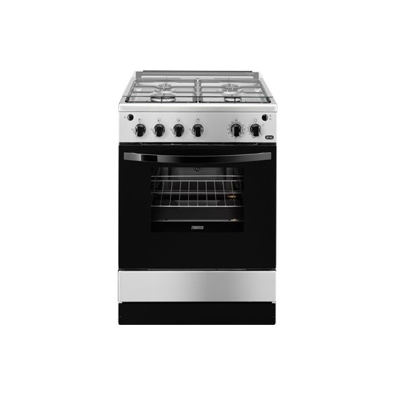 Cocina Gas ZANUSSI ZCG61281XA Inox 4f But - Devoraprecios