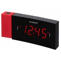 Radio Despertador SUNSTECH FRDP3 Rojo