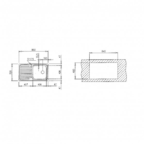 Fregadero TEKA Classic 1C 1E REV SF Inox