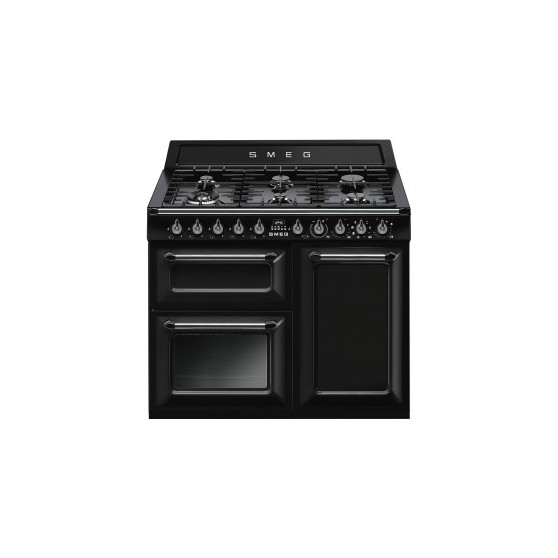 Cocina Gas y Elctrica SMEG TR103BL 100cm Negro 6f