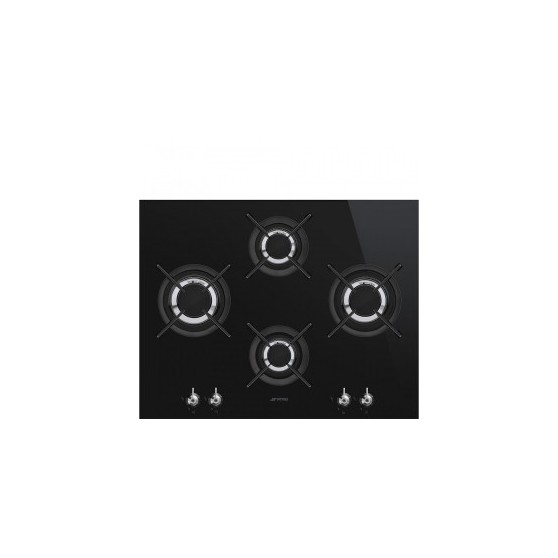Placa Gas SMEG PV364LCN 65cm Negro 4f