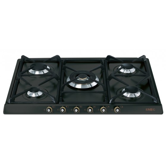 Placa Gas SMEG SR775AO 70cm Negro 5f