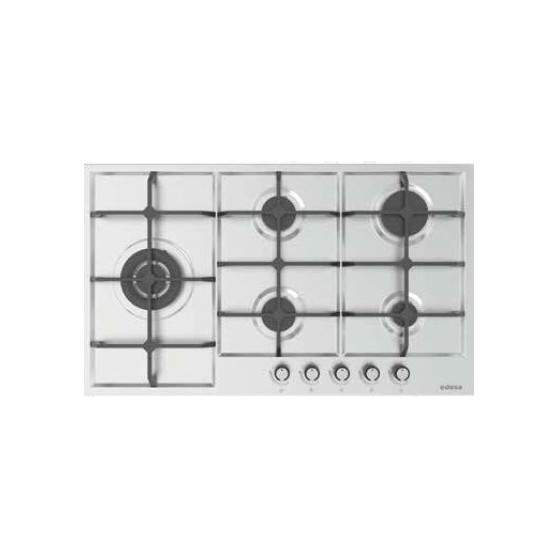 Placa Gas EDESA EGX-9050 TI TR CI N 86cm Inox