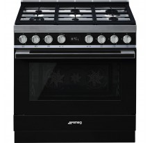 Cocina Gas y Elctrica SMEG CPF9GPBL Negro