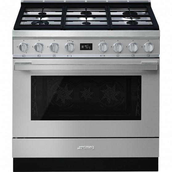 Cocina Gas y Elctrica SMEG CPF9GPX Inox