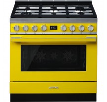 Cocina Gas y Elctrica SMEG CPF9GPYW Amarillo