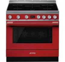 Cocina Induccin SMEG CPF9IPR Rojo