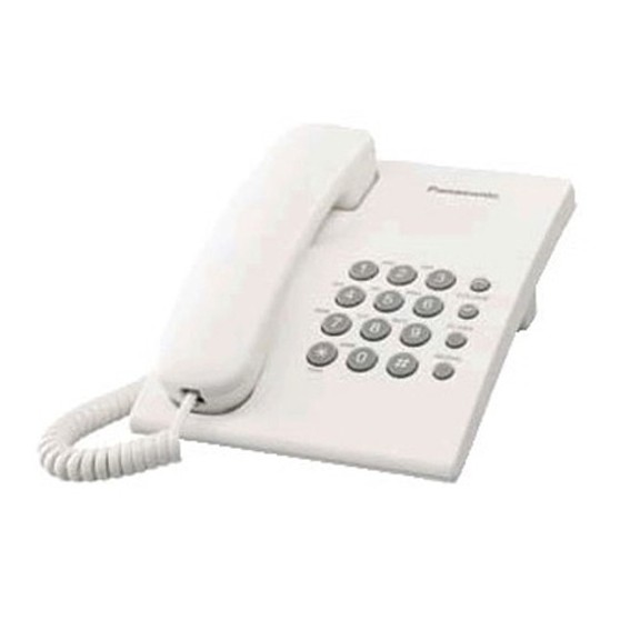 Telfono PANASONIC KX-TS500EXW Blanco