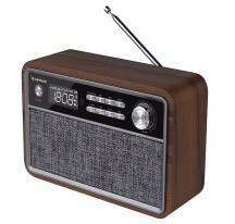 Radio SUNSTECH RPBT500 Bluetooth Madera