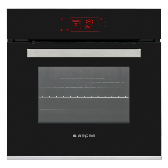 Horno ASPES AHE1400PI Cristal Negro Pirlisis