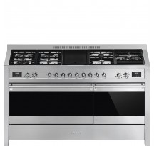 Cocina Gas SMEG A5-81 150cm Inox 7f