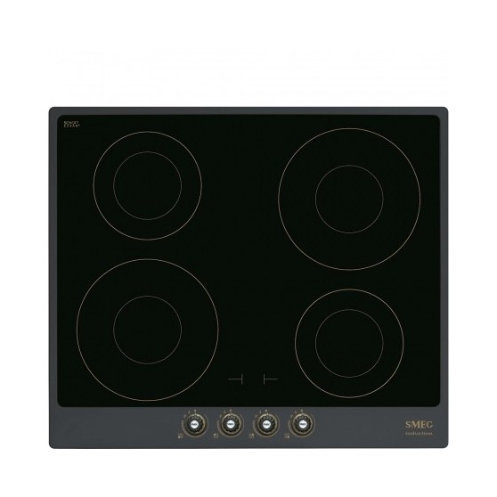 Placa Induccin SMEG SI764AOM Marco Antracita 4f