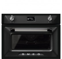 Horno Microondas SMEG SF4920MCN1 Negro 45cm