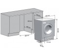 Lavadora Integrable BEKO WITV 8712 XW0R 8Kg