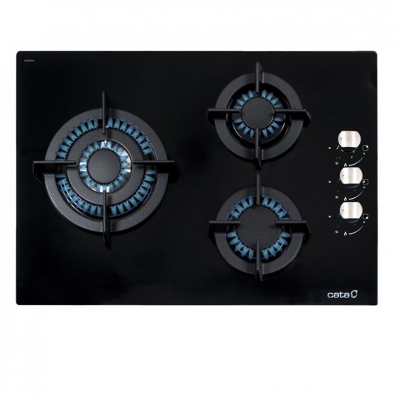 Placa Gas CATA CCI 5003 BK 3f 59x45cm