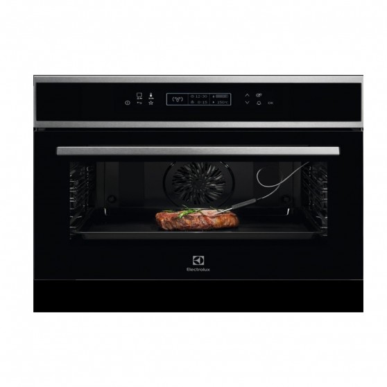 Horno ELECTROLUX EVE8P21X 45cm Negro Inox Piro
