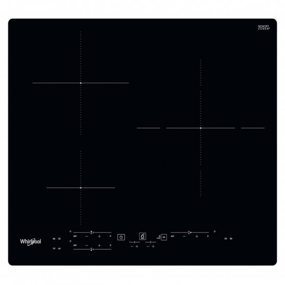 Placa Induccin WHIRLPOOL WS B4760 NE Bisel 3f