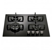 Placa Gas WHIRLPOOL GOA 6423NB Cristal Negro 4f