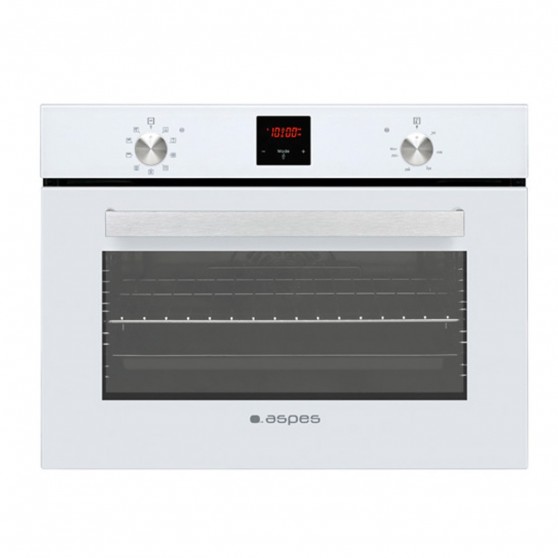 Horno ASPES AHE1459B Cristal Blanco 45cm - Devoraprecios