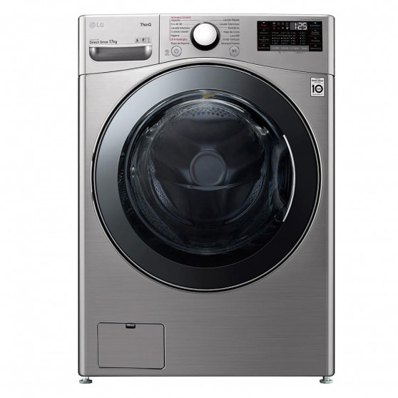 Lavadora LG F1P1CY2T Inox 17Kg Vapor