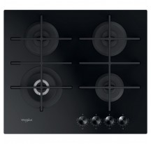 Placa Gas WHIRLPOOL GOWL 628NB Cristal Negro 4f