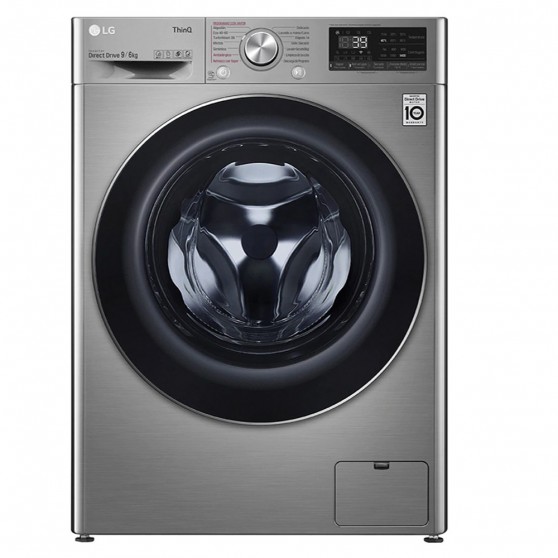 Lavasecadora LG F4DV7009S2S Inox 9 6Kg
