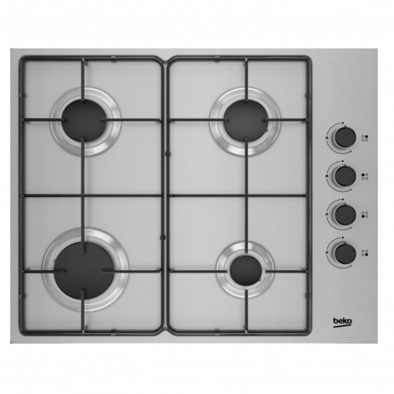 Placa Gas BEKO HIGG 64103 SXN 4f Inox Nat