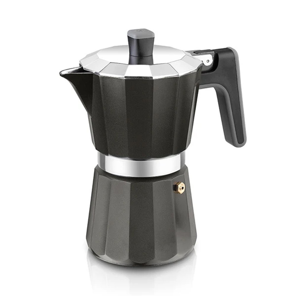 Cafetera Italiana PERFECTA BLACK 9 Tazas - Devoraprecios