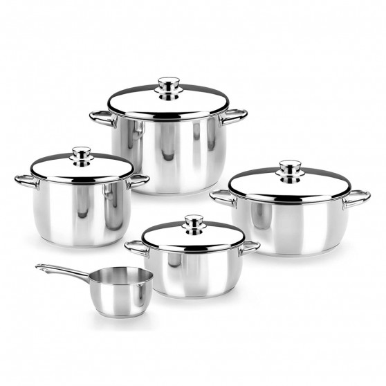 Batera Cocina MONIX OPTIMA 5 Piezas con tapa