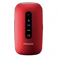 Panasonic KX-TU155 Teléfono Móvil para Personas Mayores Rojo