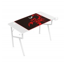 Escritorio Gaming EUREKA modelo Kral Blanco